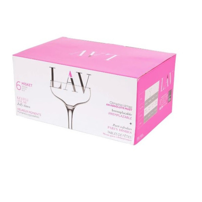 بستنی خوری لاو مدل MISS550F مجموعه 6 عددی
