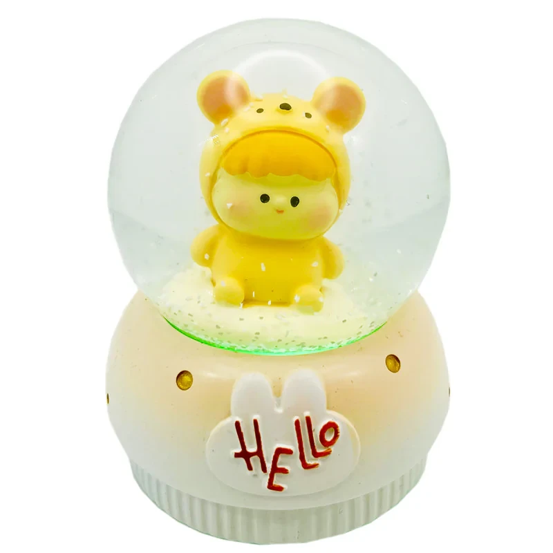 گوی مدل چراغدار HELLO طرح baby موش کد D1623.11.S300