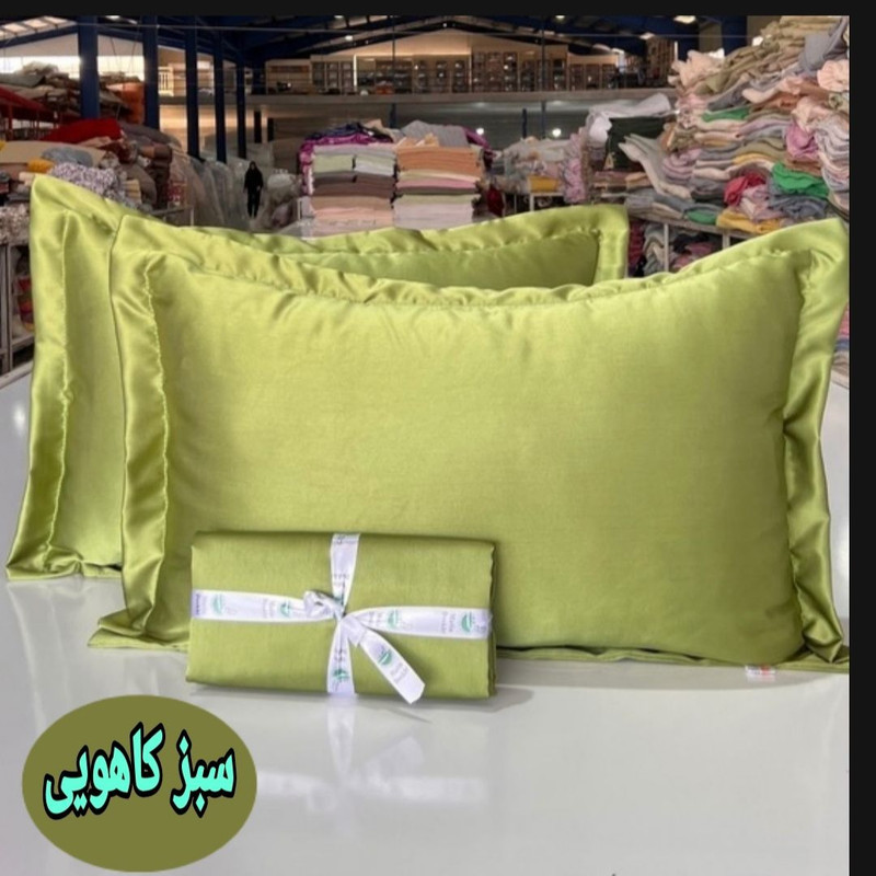 رو بالشی مدل ساتن قابدار سایز 60*80 سانتی متر