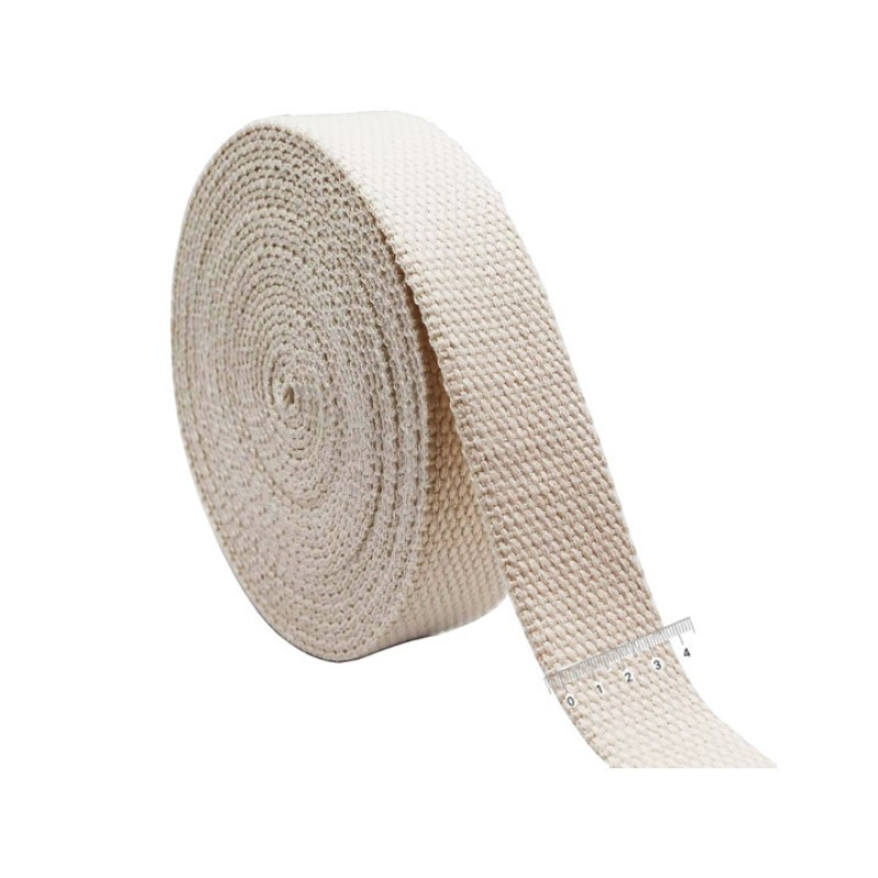بند کیف مدل یراق-پنبه-3.7cm طول 10 متر