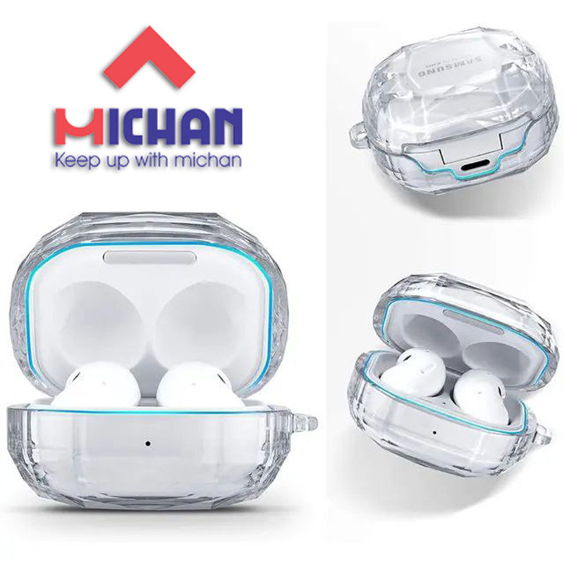 کاور میچان مدل Transparent مناسب برای کیس Galaxy BudsGalaxy Buds LiveGalaxy Buds proBuds 2Buds 2 pro