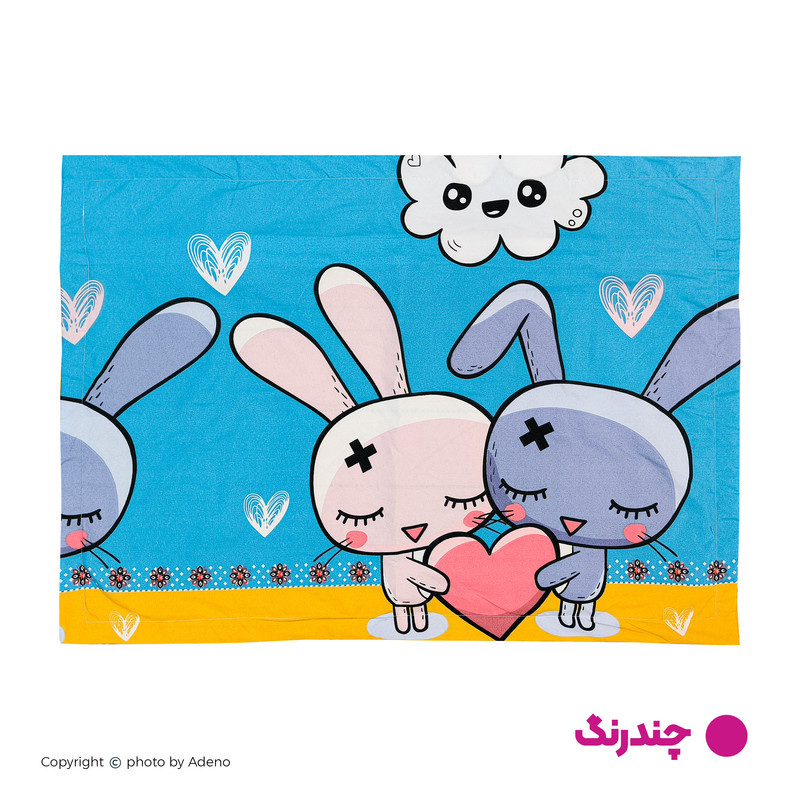 روبالشی آدنو مدل Rabbit کد MC07 سایز 70x50 سانتی متر بسته 2 عددی