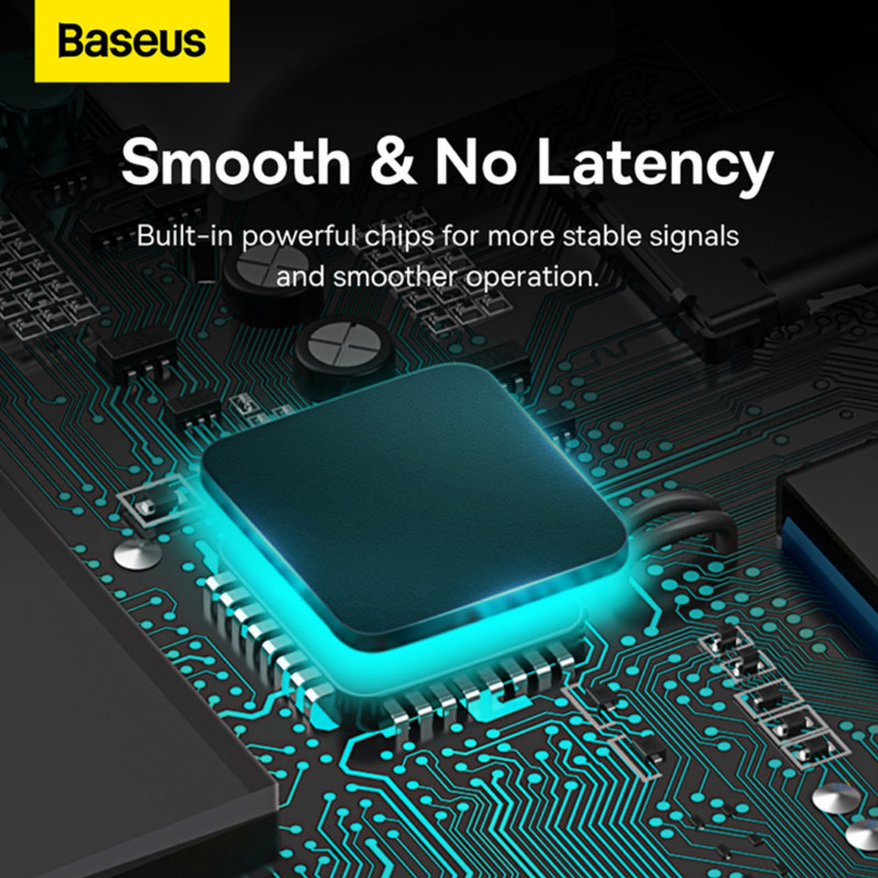 هاب 4 پورت USB -C باسئوس مدل Lite Series - WKQX03040 1m