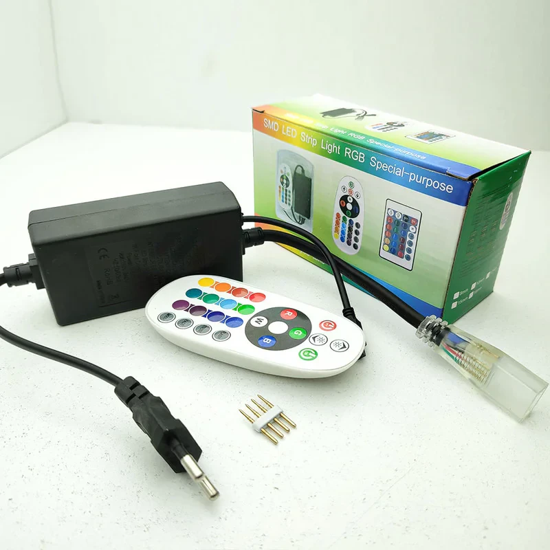 ریموت مدل کنترل ریسه شلنگی RGB