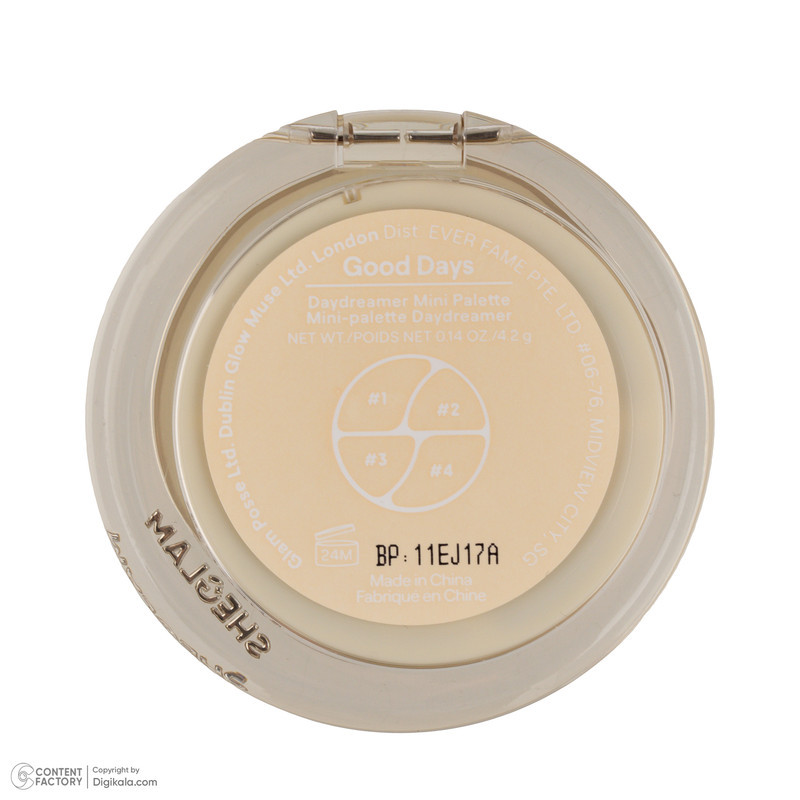 پالت سایه چشم شیگلم مدل Good Days شماره 11EJ17A