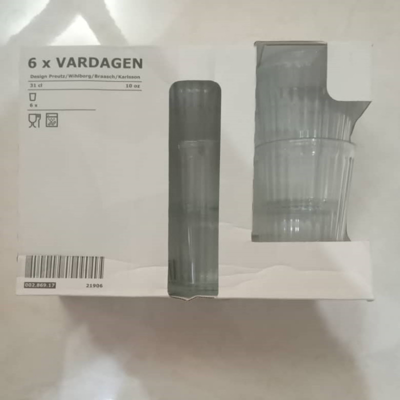 لیوان ایکیا مدل IKEA 31-CL مجموعه 6 عددی