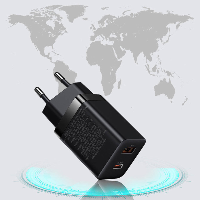 شارژر دیواری باسئوس مدل Super Si Pro 30W