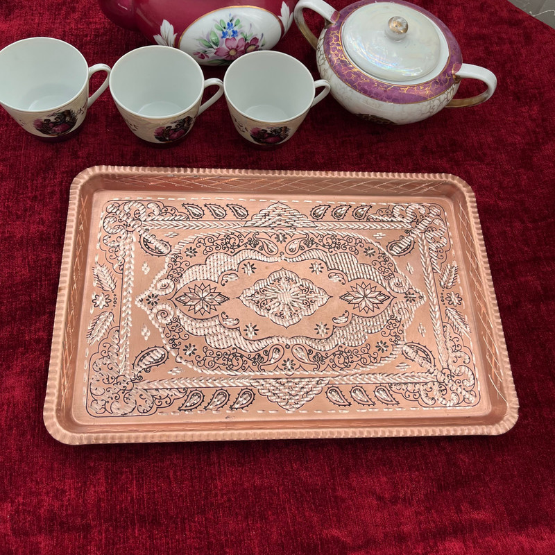سینی مسی مدل زنجان کد450