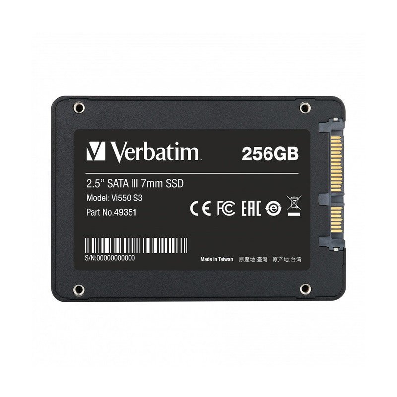 اس اس دی اینترنال SATA III ورباتیم مدل VI550 S3 ظرفیت 256 گیگابایت