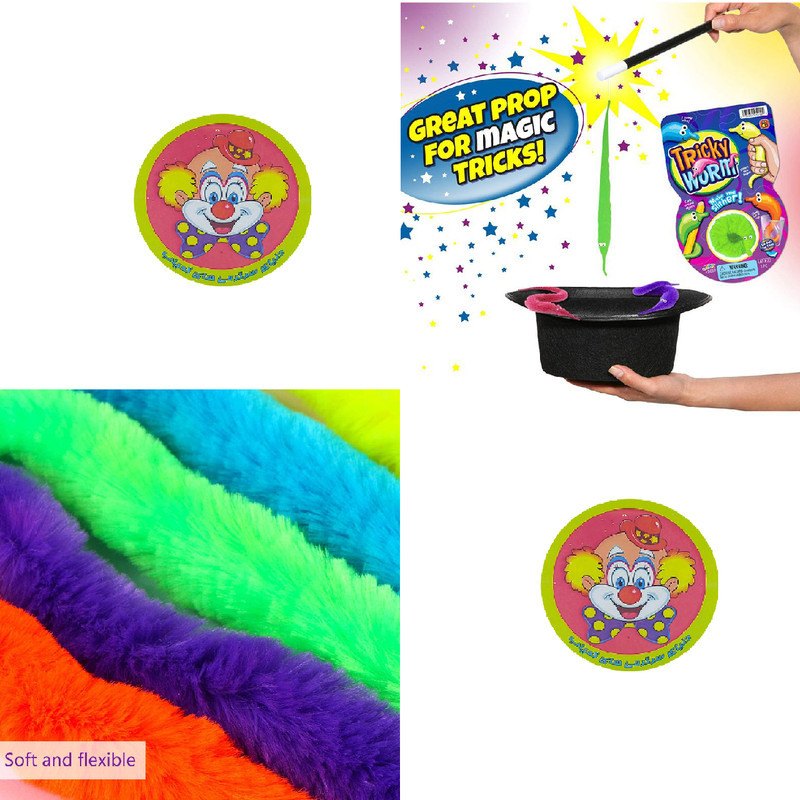 ابزار شعبده بازی دنیای سرگرمی های کمیاب مدل کرم جادویی  twisty worm magic