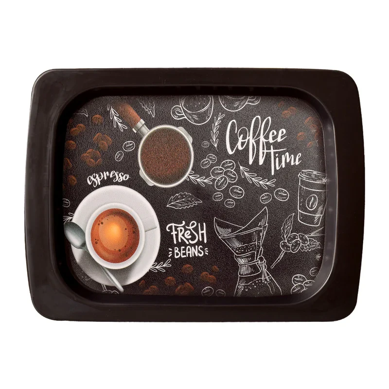 سینی مهروز مدل E-2001-42 طرح coffee time