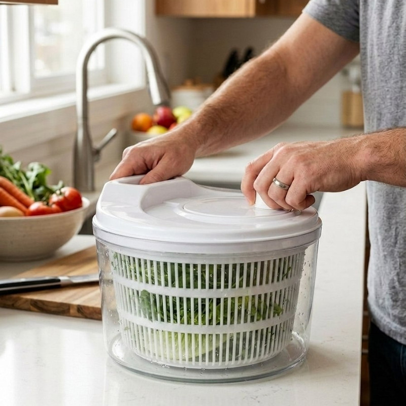 سبزی خشک کن دستی مدل Salad Spinner
