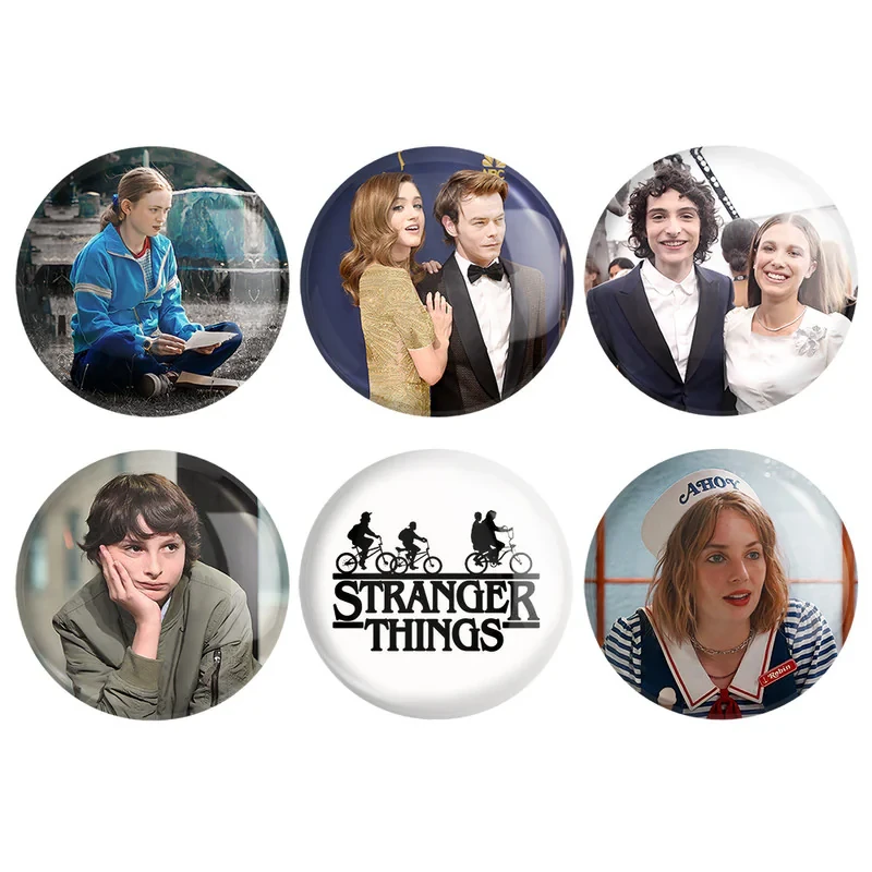 مگنت خندالو طرح سریال استرنجر تینگز Stranger Things کد 1113B مجموعه 6 عددی