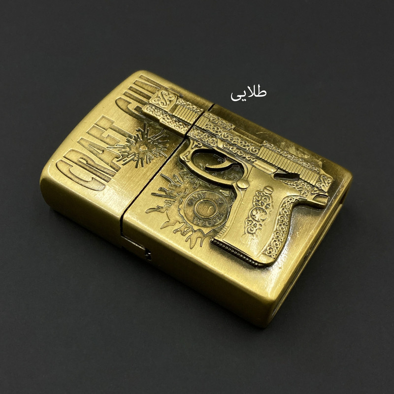 فندک مدل چخماقی طرح تفنگ کد DKD-1317