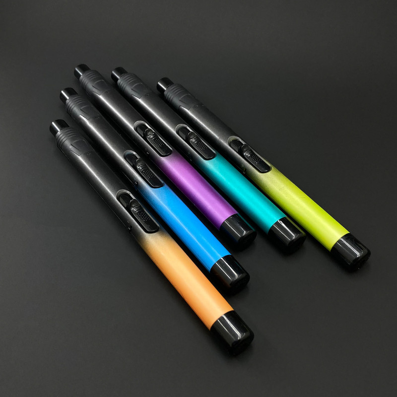 فندک مدل دکمه کشویی طرح گردینت کد DKD-1916