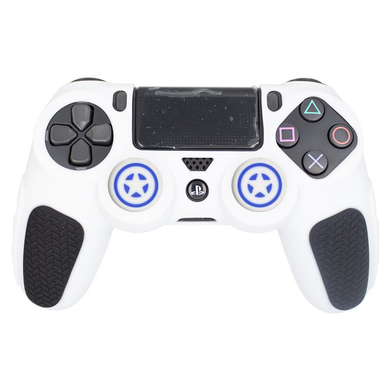 محافظ دسته پلی استیشن ۴ مدل Anti slip PS4400 به همراه روکش آنالوگ
