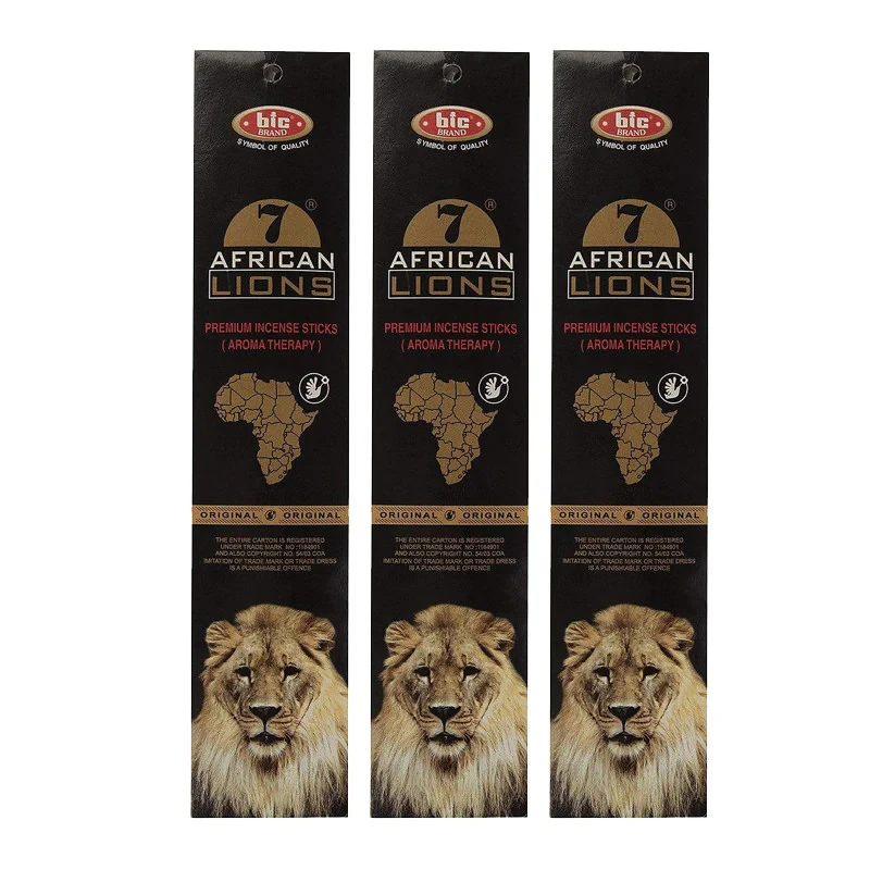 عود خوشبو کننده بیک مدل african lions مجموعه 3 عددی