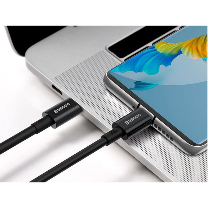 کابل تبدیل USB-C به USB-C باسئوس مدل CATYS-100W طول 1 متر