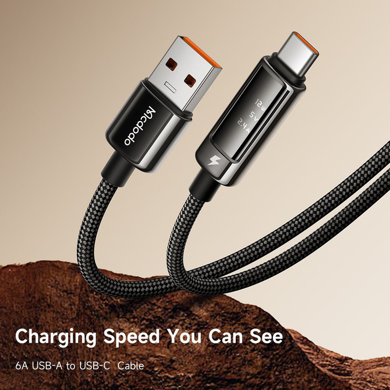 کابل تبدیل USB به USB-C مک دودو مدل CA-887 طول 1.2 متر