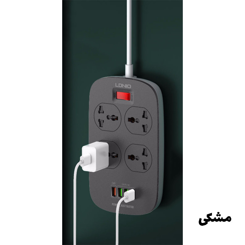 چندراهی برق الدینیو مدل LDNIO SC4407 2m