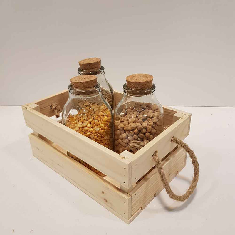 جعبه دکوری مدل دسته دار کد 75 مجموعه 3 عددی