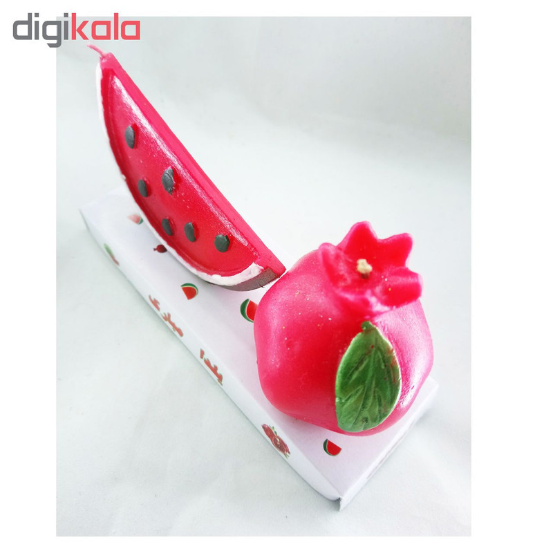 شمع طرح یلدا کد 002 بسته 2 عددی