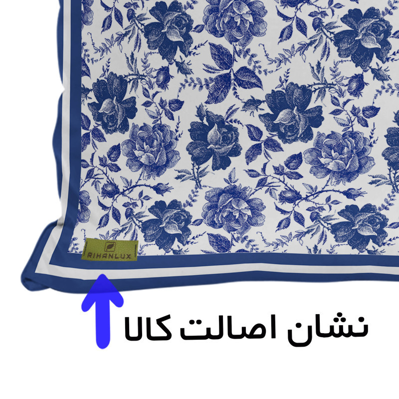 کاور کوسن ریحانلوکس مدل رز RH134 سایز 43*43 سانتی متر