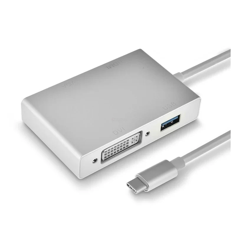 تبدیل USB- Type c به VGA DVIHDMIUSB مدل MN