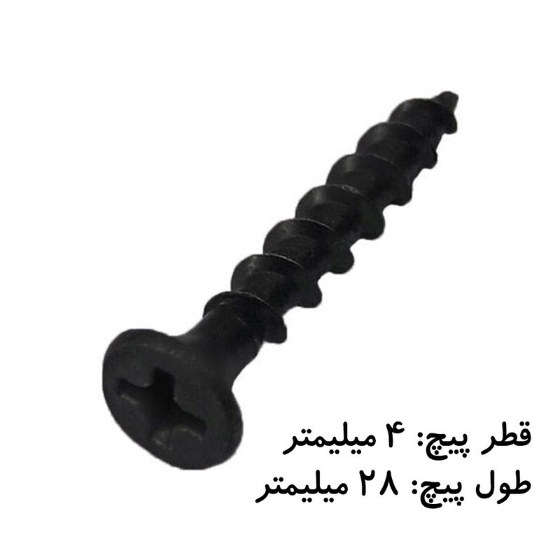 پیچ ام دی اف مدل 4 در 28 بسته 100 عددی