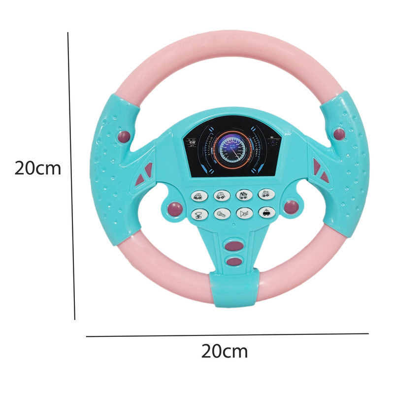 اسباب بازی ناب سل مدل فرمان ماشین داشبوردی موزیکال Musical steering wheel