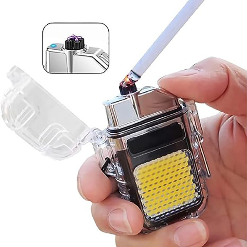 فندک مدل شارژِی چراغی طرح پلاسما کد 1050