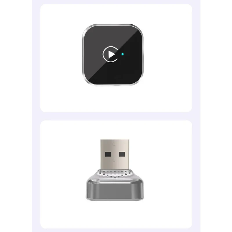 کارپلی و اندروید اتو مدل CPAA-Wifi Box به همراه مبدل USB به USB-C و مبدل USB