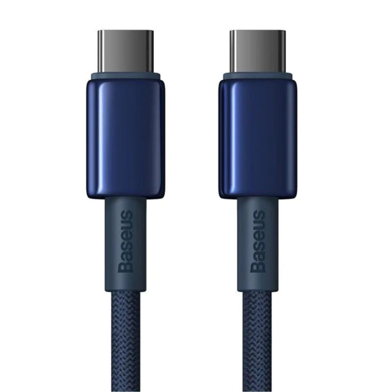 کابل USB-C بیسوس مدل Tungsten Gold 100W طول 1 متر
