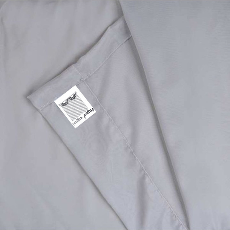 پرده پرهام دکور مدل حریر ساده پانچ سایز 280×300 سانتیمتر