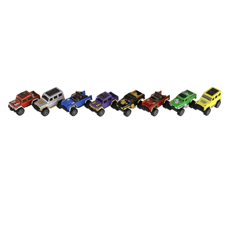 ماشین بازی مدل آفرود عقبکش فلزی کد DIE-CAST-TRB