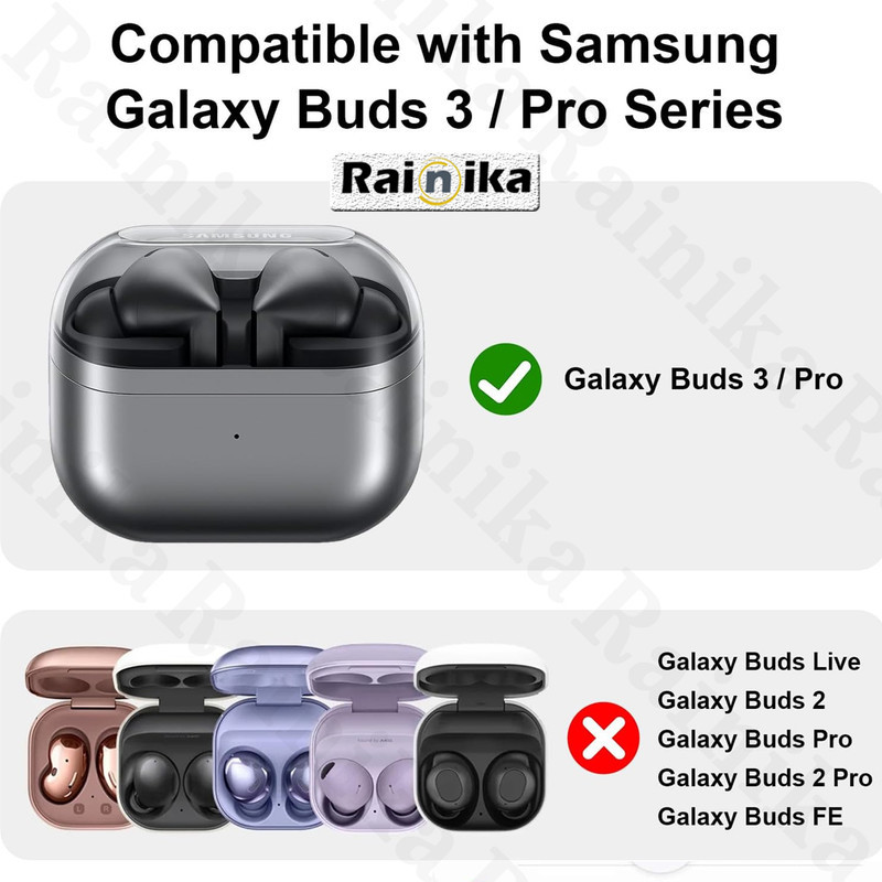 کاور رینیکا مدل Galaxy 3Pro Astronaut مناسب برای کیس هدفون سامسونگ Galaxy Buds 3  Buds 3 Pro (2024)  Buds 3 Fe (2025)