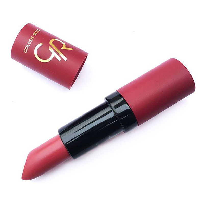 رژ لب گلدن رز مدل Velvet شماره 12