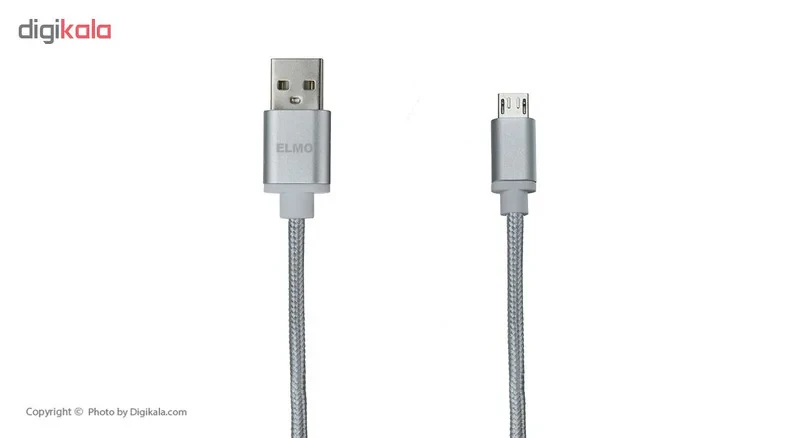 کابل شارژ، انتقال اطلاعات و تبدیل USB به MicroUSB المو مدل X-S-N طول 1 متر