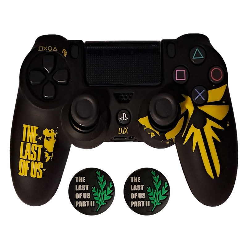 محافظ دسته پلی استیشن 4 مدل LAST OF US PS4237 به همراه روکش آنالوگ