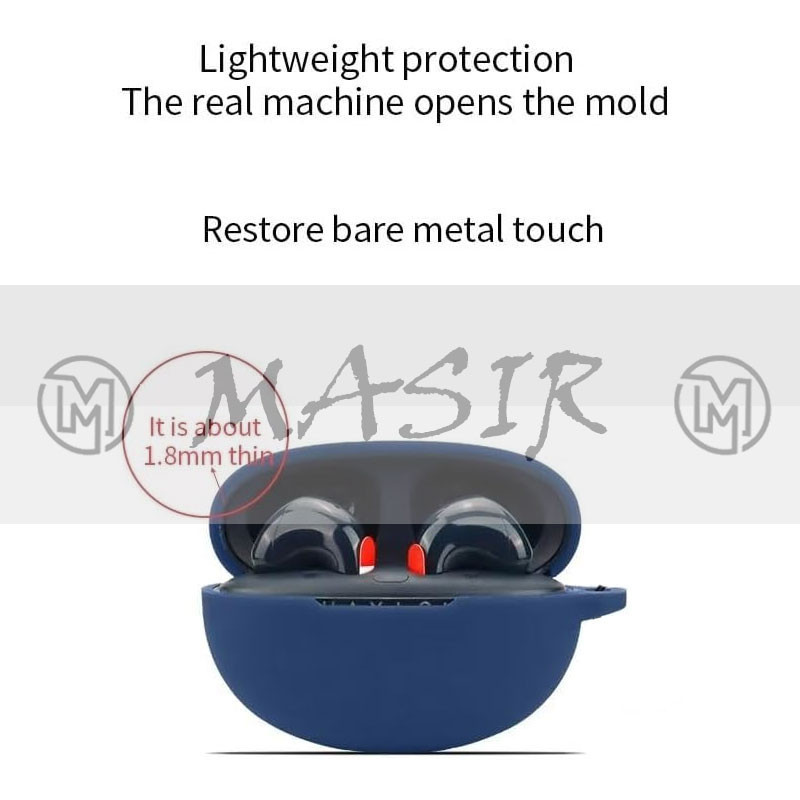کاور مسیر مدل Silicon Cover مناسب برای هدفون بی سیم هایلو X1 2023