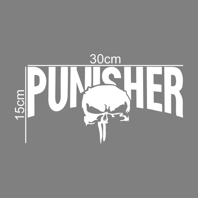 برچسب بدنه خودرو ماتریسیو طرح Punisher کد M201