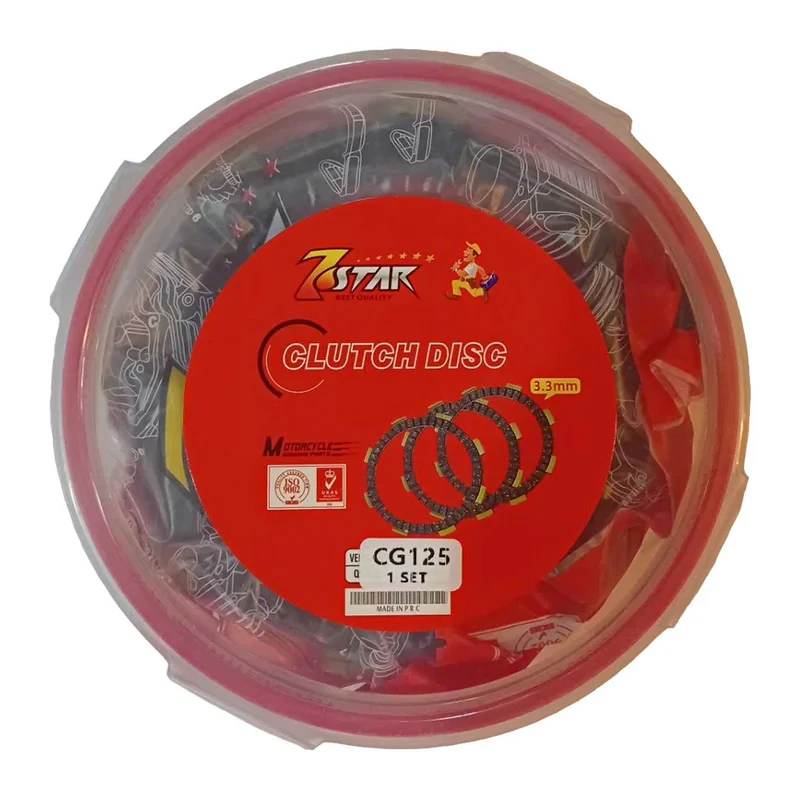 صفحه کلاچ موتور سیکلت تی استار کد S4245 بسته 5 عددی