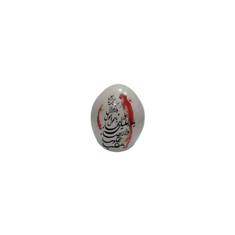 تخم مرغ تزیینی طرح ماهی کد 80