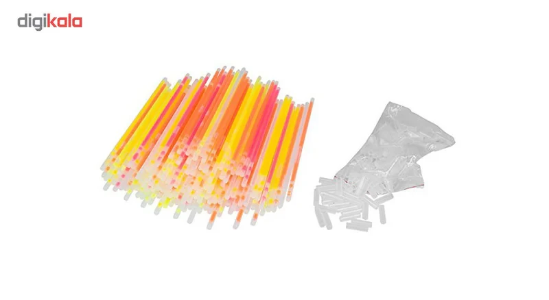 دستبند شب تاب بانیبو مدل Glow Stick بسته 50 عددی