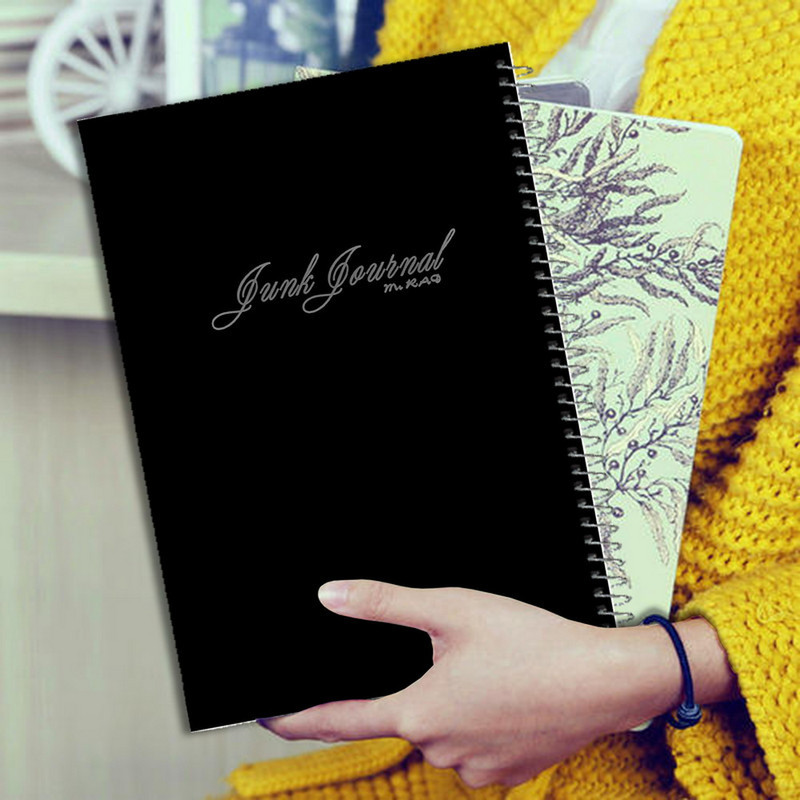 دفتر مستر راد مدل جانک ژورنال طرح اسکرپ بوک کد 1616 scrapbook