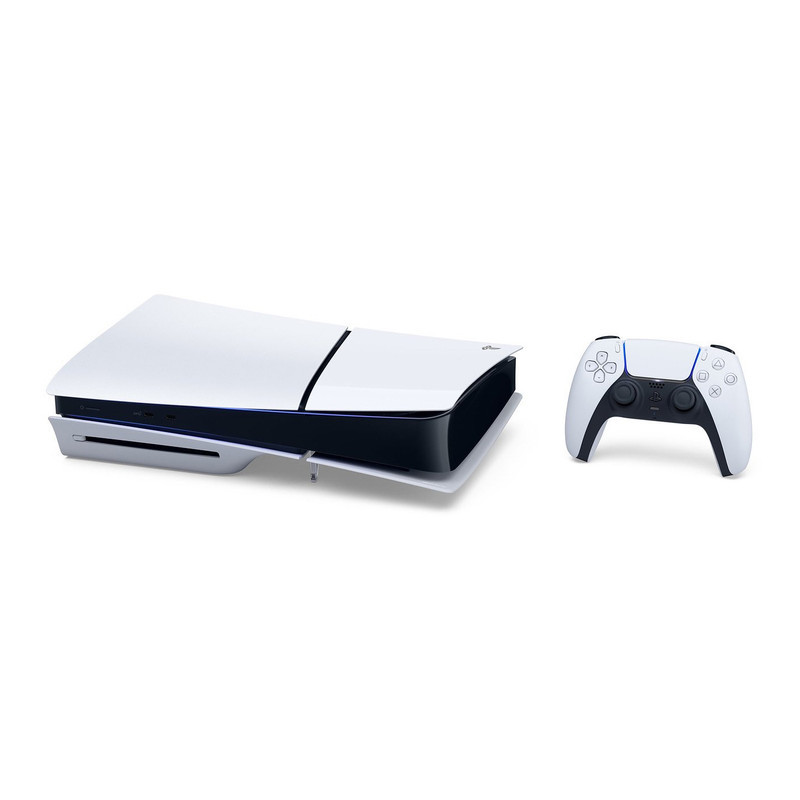 کنسول بازی سونی مدل PlayStation 5 Slim ریجن اروپا سری 2016A نسخه دیسک‌خور ظرفیت یک ترابایت به همراه دسته اضافی و بازی EA SPORTS FC 26