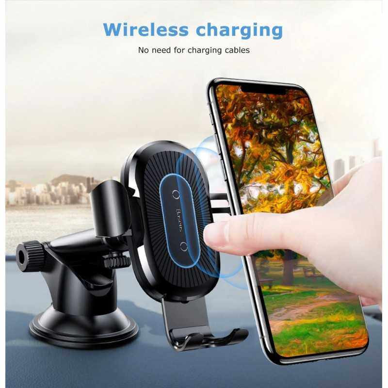 پایه نگهدارنده  شارژر گوشی موبایل بیسوس مدل Wireless Charger Gravity