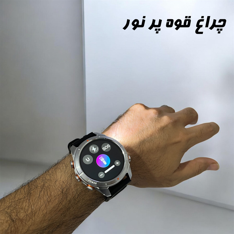 ساعت هوشمند 1.46 اینچی دیبت ویر مدل KT80-Adventure Plus با بند سیلیکونی