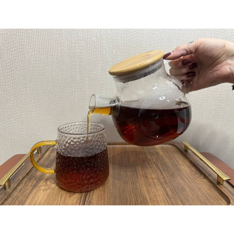 قوری مدل درب بامبو کد 218