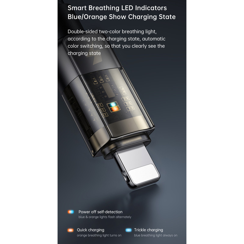کابل USB-C به لایتنینگ مک دودو مدل Auto Power Off طول 1.2 متر